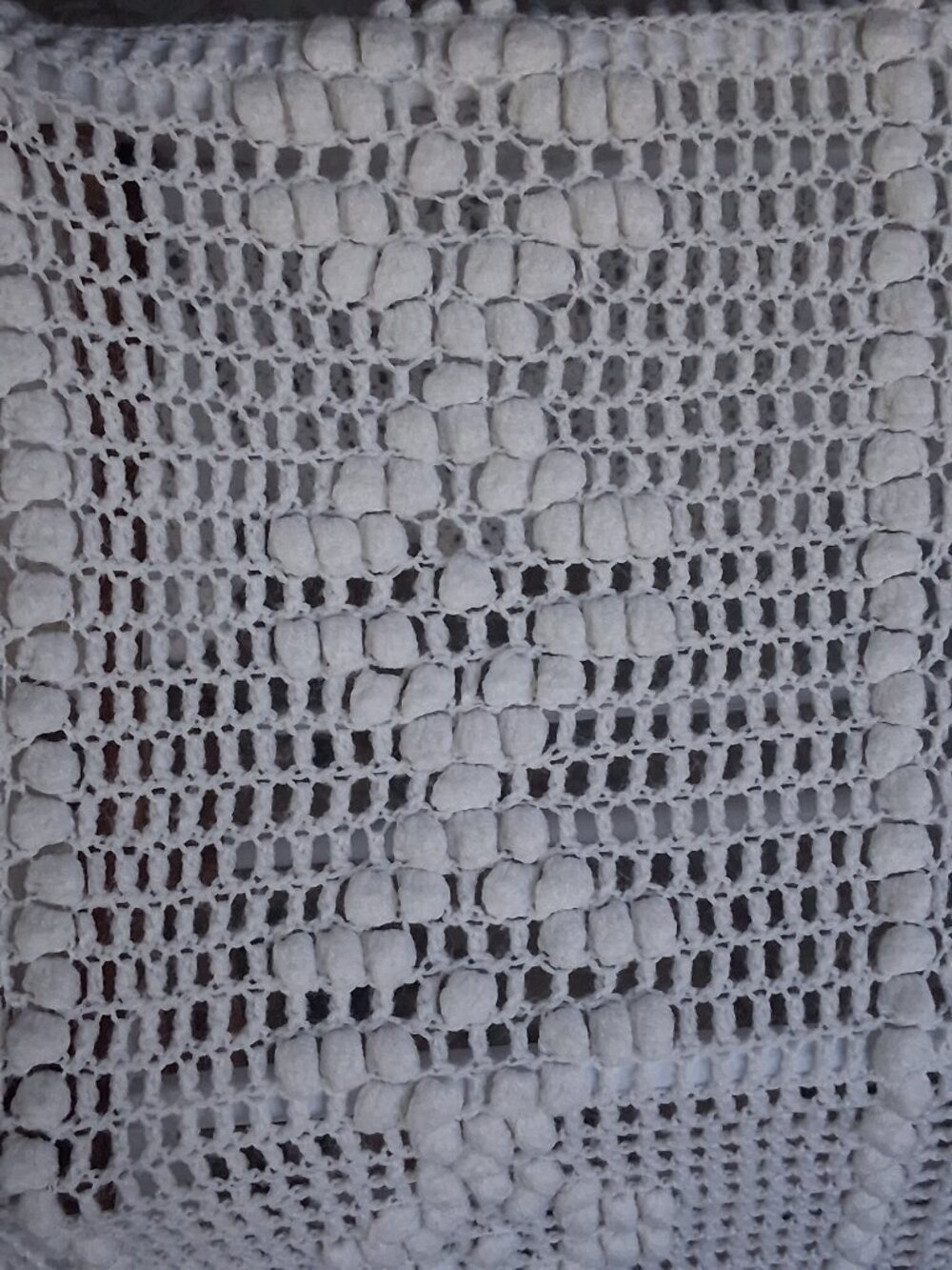 Cozy Hand‑Crocheted Cotton Throw 54"x60" — Cottagecore Lap Blanket for Snuggling - Picture 6 of 8